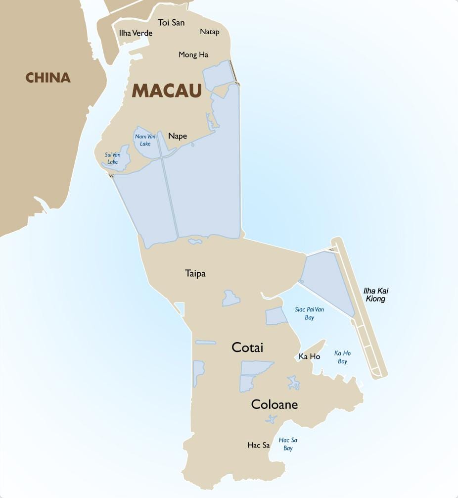 Karte von Macau offline