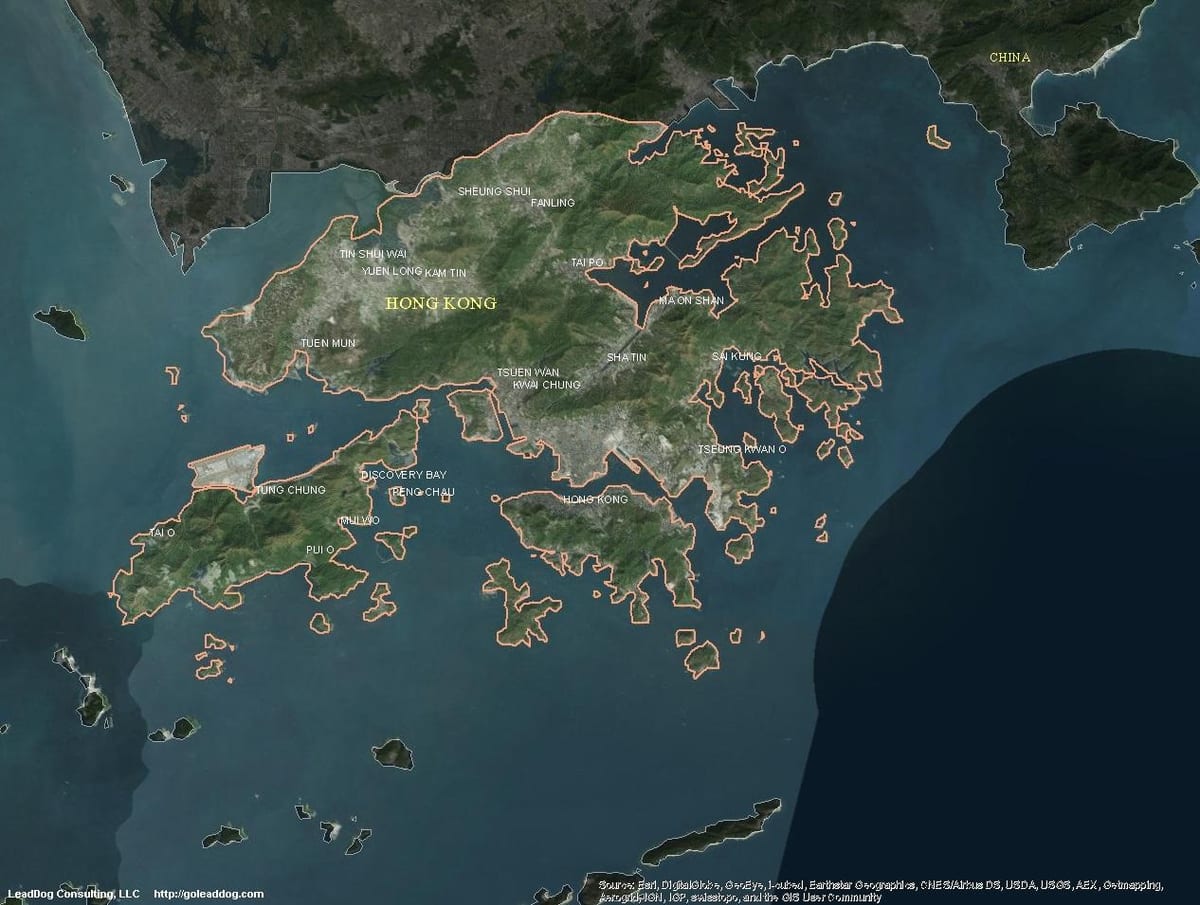 Karte von Macau 3d