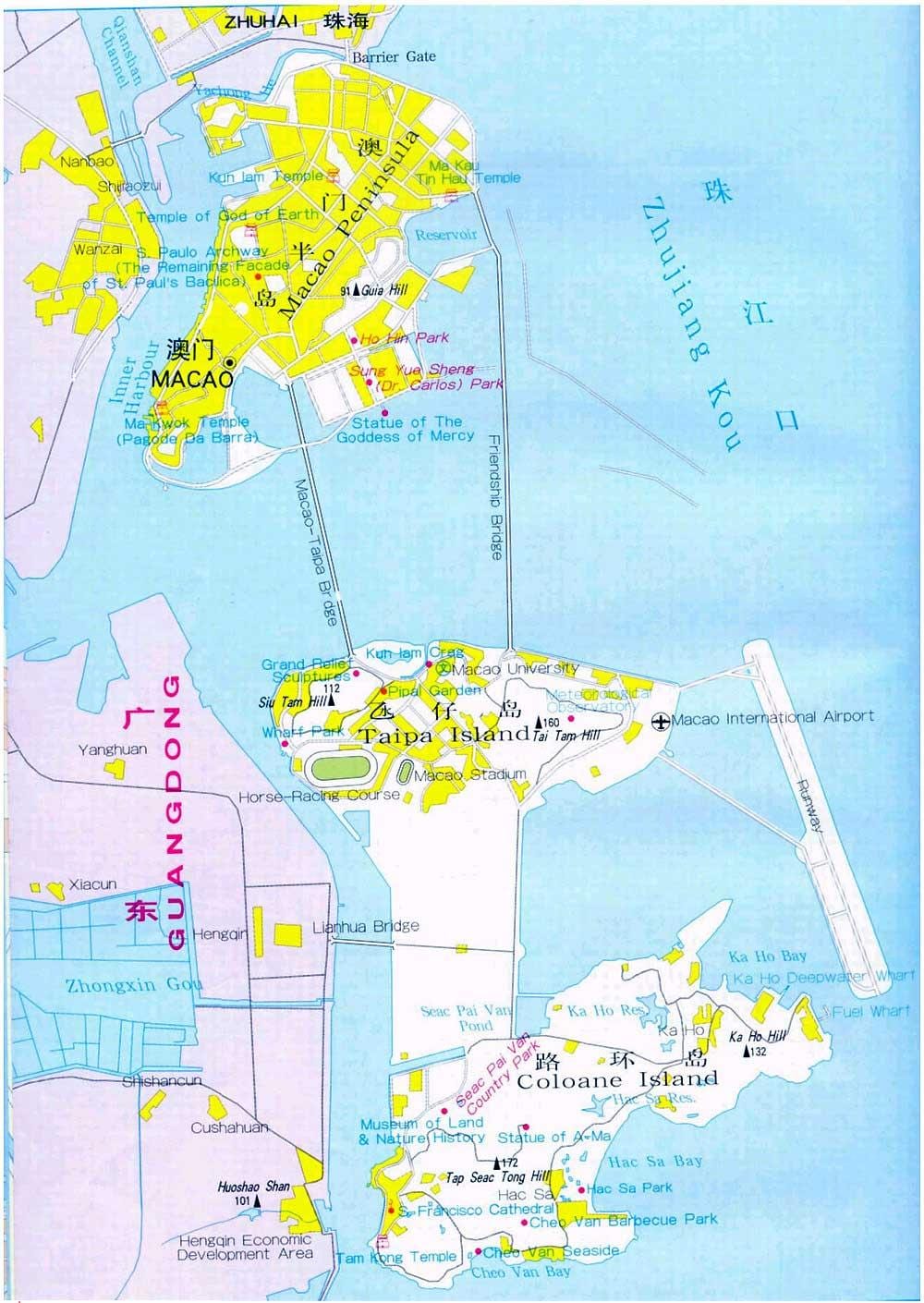 Karte von Macau-Stadt